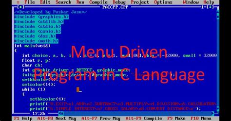 How To Create All In One Menu Driven Program In C Language