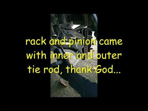 How To Replace Rack And Pinion Rav4 2006 YouTube