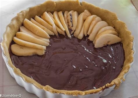 Tarte poire chocolat Kilomètre 0