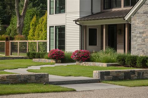 Modern Farmhouse New Construction Ext Front Walkway Doyle Coffin