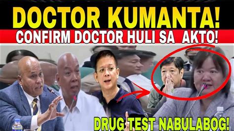 Grabe To Sawakas Confirm St Luke Doctor Kumanta Drug Test Pbbm