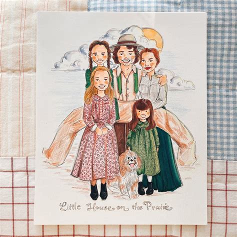 Little House on the Prairie Illustration Little House on the - Etsy