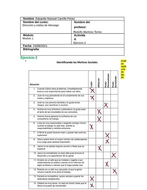 Ejercicio 2 Direccion y estilos de liderazgo kkkjki Dirección De