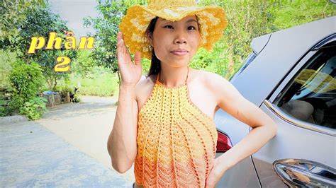 Hướng Dẫn Cách Móc Áo Bikini Yếm Tắm Biển Họa Tiết Vỏ Sò Phần 2 đan sợi thủ công YouTube