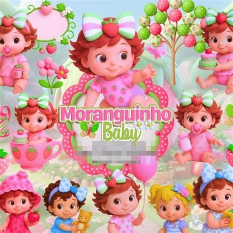 Kit Digital Moranguinho Baby Arquivo em Png