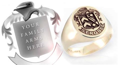 Family Crest & Coat of Arms Rings