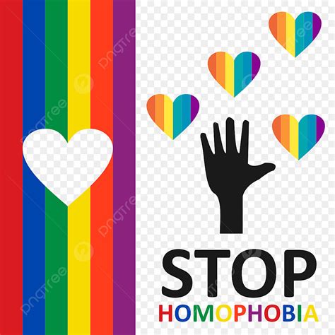 Flage Clipart Vector Lgbt Flage In Hand Shape For Stop Homophobia Stop Homophobia Vector