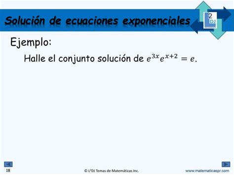 Ecuaciones Exponenciales Ppt