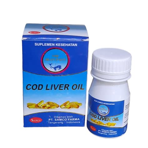 Jual Minyak Ikan Cod Liver Oil Cap Paus Shopee Indonesia