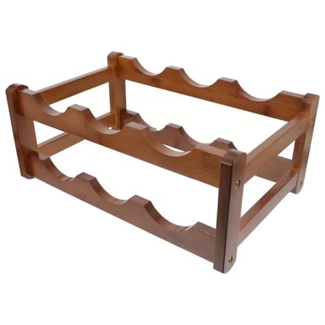 Scaffale Vino In Legno Legni Supporto Scaffale Vino Scaffali Per Vino Per Piani Di Lavoro Eur 35