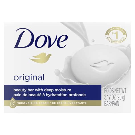 Dove Original Deep Moisturizing Beauty Bar Soap For All Skin Type