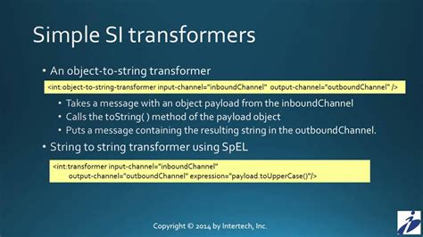 Spring Integration Part 4 Transformers Youtube