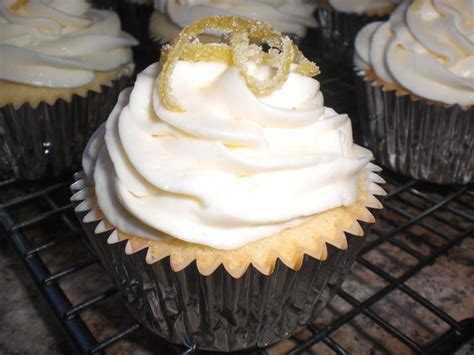 Lemony Delicious Lemon Cupcake Filled With Lemon Curd And Topped With