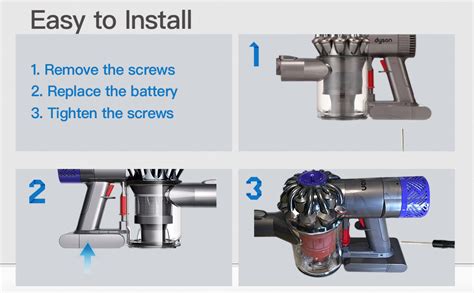 6000mAh Batterie Pour Dyson V6 DC62 DC59 DC61 DC58 DC72 DC74 Aspirateur