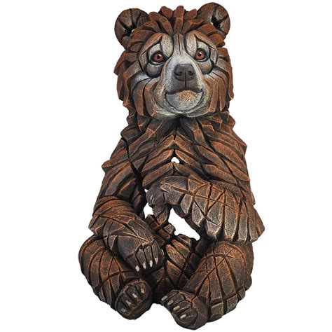 Edge Sculpture Bear Cub Figure By Matt Buckley Statue