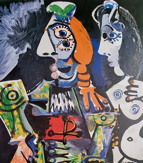 Pablo Picasso Matador And Naked Woman 1970 VG Bild Kunst Bonn 1992 Best Nr 331 Vintage