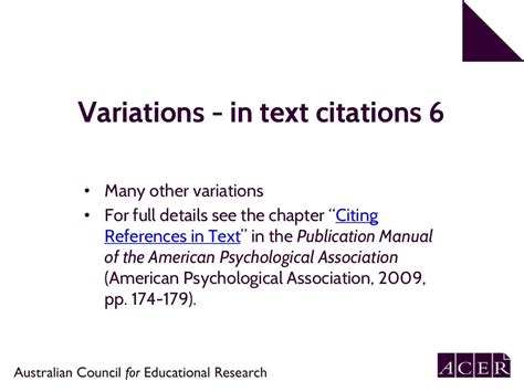 Apa 6th Edition Referencing Part 1 In Text Citation