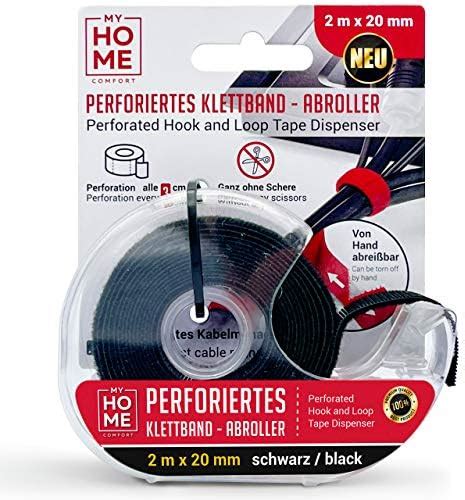 Klett Kabelbinder Rolle mit Abroller 2 m NEU von Hand abreißbarer Kabel