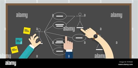 Use Case Diagram Uml Unified Modeling Language Stock Vector Image And Art Alamy