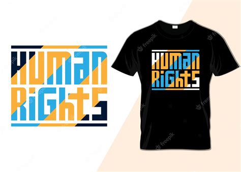 Premium Vector International Human Rights Day 10th December T Shirt