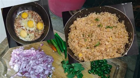 Egg Fried Rice Simple And Easy Egg Fried Rice With Limited Ingredients