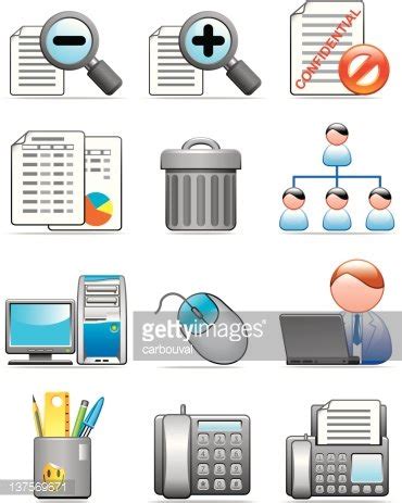 Office Icons Stock Clipart | Royalty-Free | FreeImages