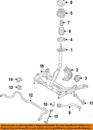 Bmw Oem 12 15 328i Front Suspension Steering Knuckle Spindle