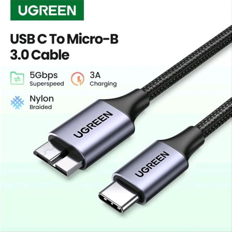 Jual Ugreen 20103 Kabel Data Micro B Usb 3 0 To Type C Ugreen Kabel