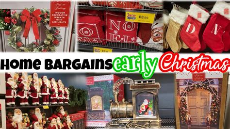 Home Bargains Christmas Come Shopping With Me Youtube