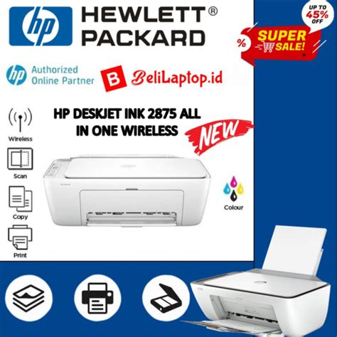 Jual Hp Deskjet Ink Advantage 2875 All In One Printer Wireless Bluethooth Shopee Indonesia