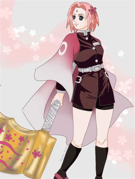 Sakura Haruno En Kimetsu No Yaiba Sakura Haruno Sakura