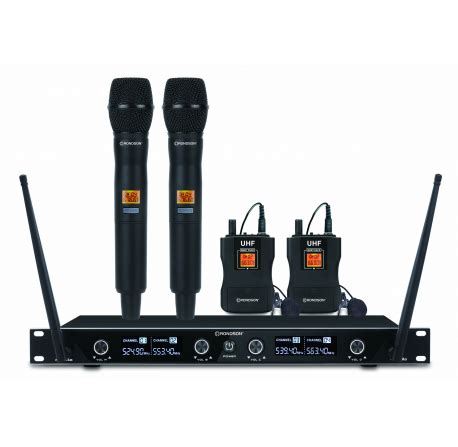 Syst Me Micro Sans Fil Uhf Avec Micro Main Et Micro Cravates