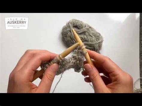 How To Knit 6 Stitch Cable Back C6B YouTube