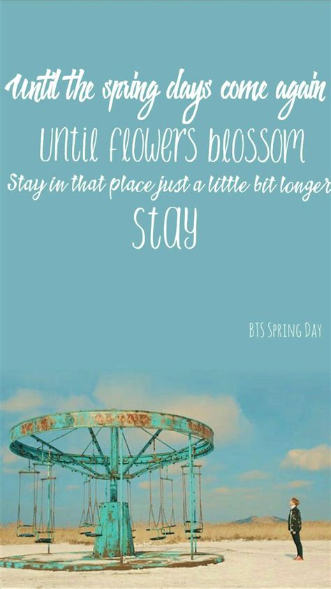 Spring Day Bts Quotes Bts Lyric Bts Lyrics Quotes