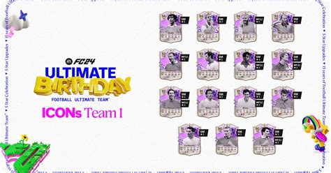 Fc 24 Ultimate Birthday Icons Team 1 Ft Gullit Henry And More