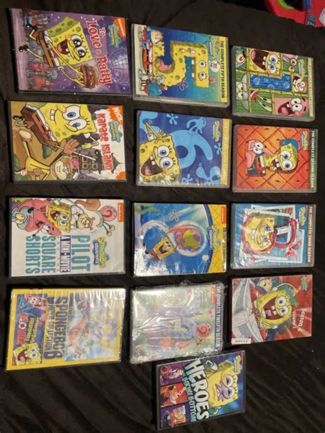 Spongebob Squarepants Dvd Lot The Complete First Second Third