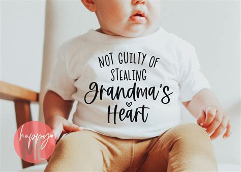 Not Guilty Of Stealing Grandma S Heart SVG Most Loved Grandma Svg