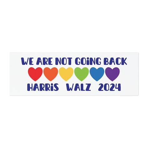 Harris Walz Car Magnet Etsy