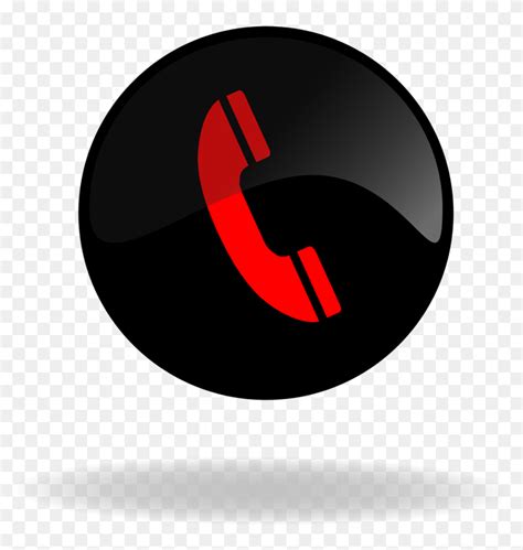 Call Call Button Black And Red Png Image Clipart Red Call Button