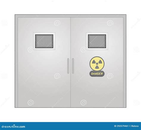 Laboratory Door Draw Stock Vector Illustration Of Entrance 292579461