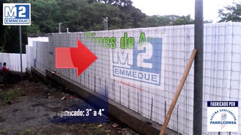 Construcción de Muro Perimetral con Tecnología Emmedue M2 YouTube