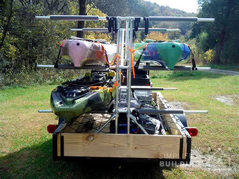 Homemade Kayak Rack For Utility Trailer Homemade Ftempo