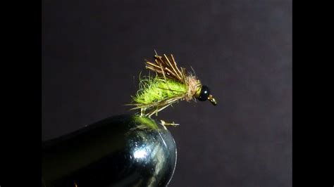 Bead Head Neon Green Caddis Soft Hackle Fly Tying Tutorial Youtube