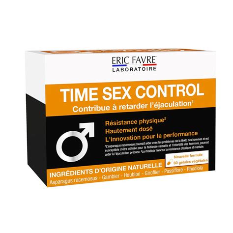 Time Sex Control Box Of 60 Capsules Regain Your Libido With Natural