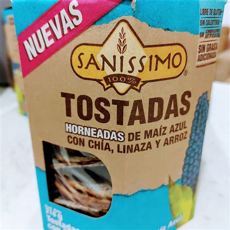 Sanissimo Tostadas Horneadas De Ma Z Azul Con Ch A Linaza Y Arroz