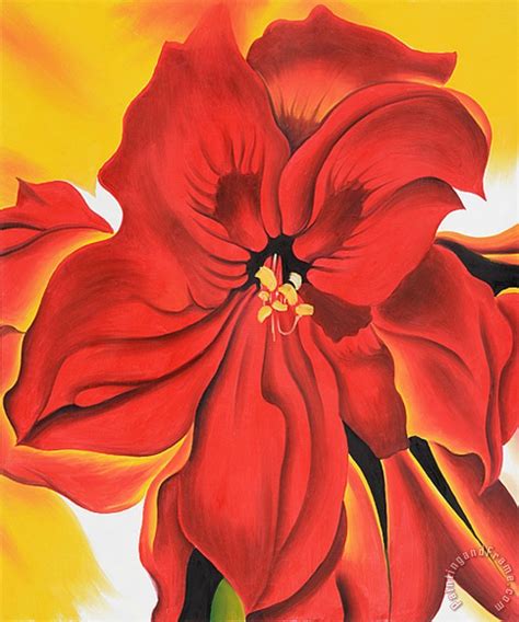 Georgia O'keeffe Red Amaryllis 2 painting - Red Amaryllis 2 print for sale