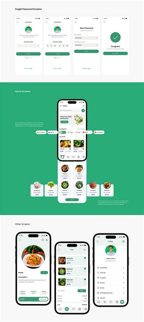 Food Delivery App Behance