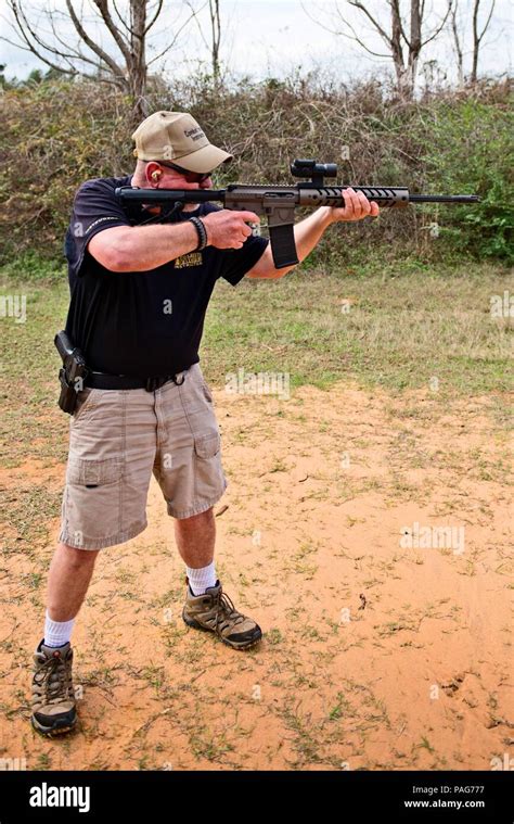 Hunter Looking Through Scope Rifle Hi Res Stock Photography And Images