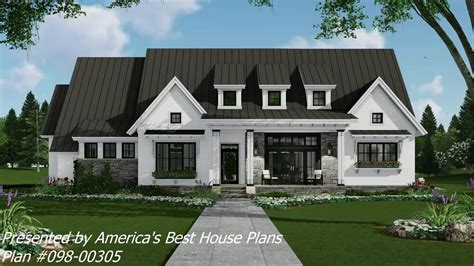 America's Best House Plans Modern Farmhouse : The entire house is right ...