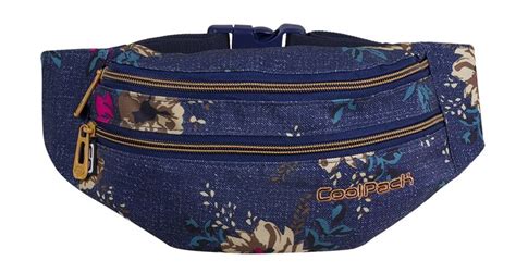 Saszetka Nerka Coolpack Madison Blue Denim Flowers